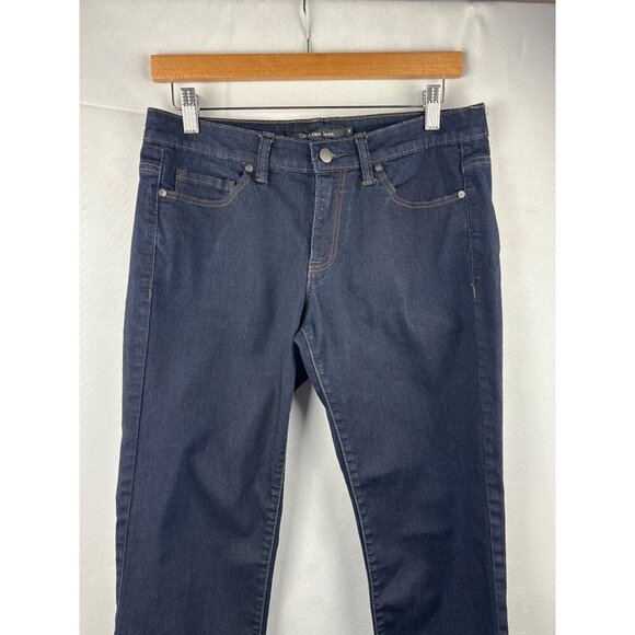 Calvin Klein Womens Dark Wash Denim Jeans Size 8 - Picture 1 of 5